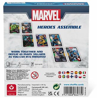 Marvel Heroes Game Box Card Game