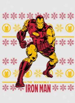 Marvel Iron Man dames Christmas t-shirt - Grijs - 4XL