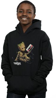 Marvel Jongens Guardians Of The Galaxy Groot Tape Hoodie (Zwart) - maat 12-13J / 152-158cm