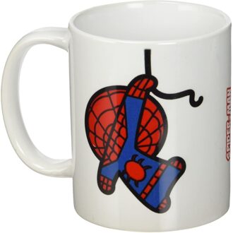 Marvel Kawaii Spider-Man mok (Wit/Rood/Blauw)