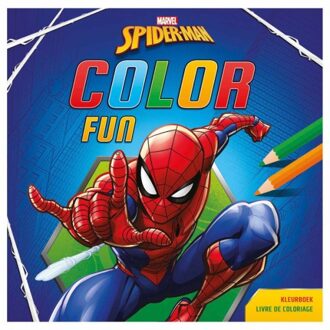 Marvel kleurboek Color Fun junior 22,3 x 22,1 cm donkerblauw