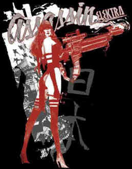 Marvel Knights Elektra Assassin T-shirt - Zwart - 4XL - Zwart