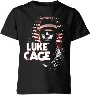 Marvel Knights Luke Cage Kinder T-shirt - Zwart - 134/140 (9-10 jaar) - Zwart