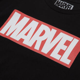 Marvel Logo Heren T-shirt - Zwart - L