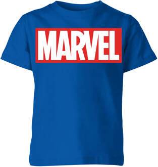Marvel Logo Kids' T-Shirt - Blue - 122/128 (7-8 jaar) - Blue - M