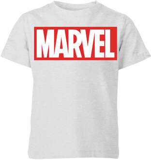 Marvel Logo Kids' T-Shirt - Grey - 134/140 (9-10 jaar) - Grey