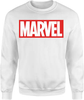 Marvel Logo Sweatshirt - White - L - Wit