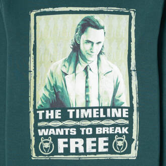 Marvel Loki Timeline Unisex Sweatshirt - Forest Green - L Wijnrood