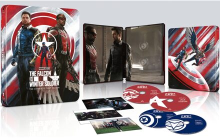 Marvel Marvel's The Falcon and The Winter Soldier SteelBook 4K Ultra HD & Blu-ray (Disney+ Original includes ArtCards)