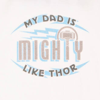 Marvel Mighty Dad Men's Pyjama Set - White/Grey - L - White/Grey