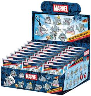 Marvel Rivals 3D PVC Bag Clips Jeff the Land Shark Series 17 Display (24)