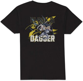 Marvel Rivals Cloak And Dagger Unisex T-Shirt - Black - 4XL Zwart