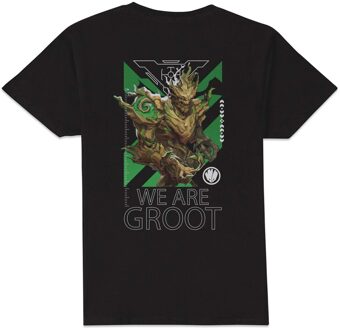 Marvel Rivals Groot-Front Unisex T-Shirt - Black - 5XL Zwart