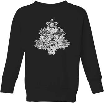 Marvel Shields Snowflakes kinder Christmas trui - Zwart - 146/152 (11-12 jaar) - Zwart - XL