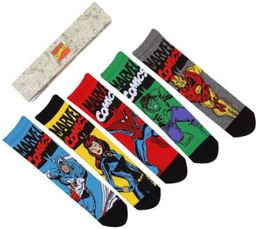 Marvel Socks 5-Pack Avengers L-XL