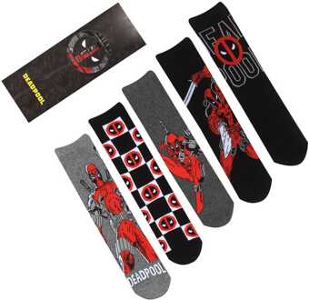 Marvel Socks 5-Pack Deadpool L-XL