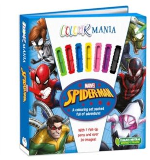Marvel Spider-Man: Colourmania - Colouring Book And Felt-Tip Pens - Marvel Entertainment Internation