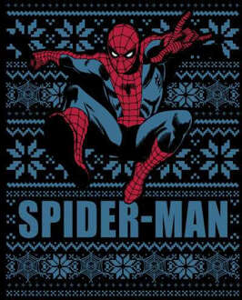 Marvel Spider-Man dames kersttrui - Zwart - 3XL