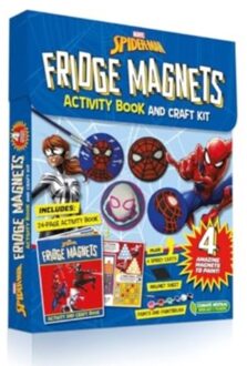 Marvel Spider-Man: Fridge Magnets Activity Book And Craft Kit - Activity Book And Craft Kit - Marvel Entertainment Internation