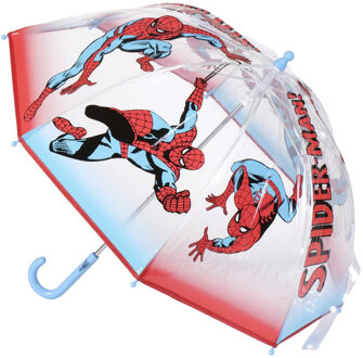 Marvel Spiderman kinderparaplu - transparant - D71 cm - Paraplu's