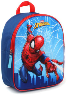 Marvel Spiderman school rugtas/rugzak 31 cm voor peuters/kleuters/kinderen Multi