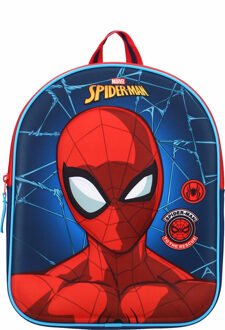 Marvel Spiderman school rugtas/rugzak 32 cm voor peuters/kleuters/kinderen Multi