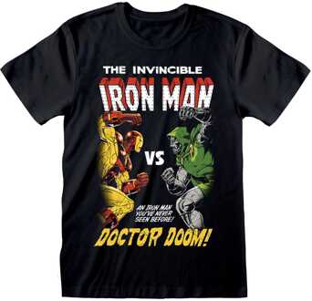 Marvel T-Shirt Iron Man vs Doom Size XL
