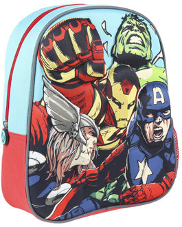 Marvel The Avengers schooltasje tas voor kinderen - Rugzak - kind Multikleur