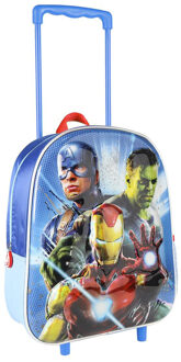 Marvel The Avengers Trolley/reiskoffer Rugtas Voor Kinderen - Kinder Reiskoffers Multikleur