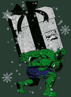 Marvel The Incredible Hulk Cadeau kerst hoodie - Donkergroen - XL - Forest Green