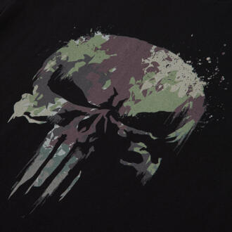 Marvel The Punisher Camo Skull t-shirt - Zwart - 3XL