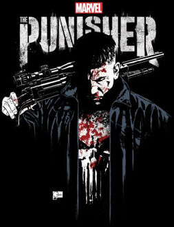 Marvel The Punisher Frank Castle dames t-shirt - Zwart - L - Zwart