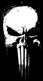 Marvel The Punisher Paintspray Heren T-shirt - Zwart - S