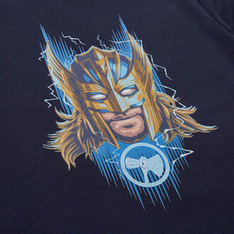Marvel Thor - Love and Thunder Golden Armour Sweater - Navy - L Blauw