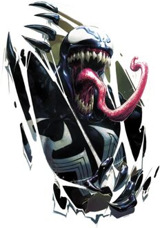 Marvel Venom Chest Burst Unisex T-Shirt - White - XXL Wit