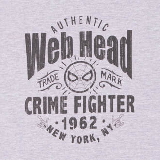 Marvel Web Head Crime Fighter Sweatshirt - Grey - L - Grijs