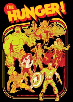 Marvel Zombies The Hunger Unisex T-Shirt - Black - 3XL Zwart