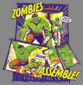 Marvel Zombies Zombies Assemble! Unisex T-Shirt - Grey - XXL Grijs