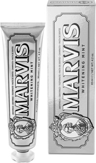 Marvis tandpasta Whitening Mint 25 ml zilver