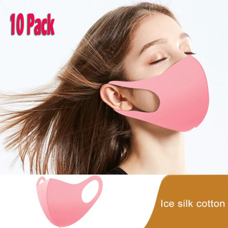 máscara Fast delivery headband scarf mascarilas 10Pack Lot Washable Earloop Masks Anti Dust Cycling Mouth Face Mask #8