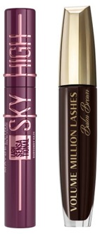 Mascara Luxplus Volume Million Lashes Balm Brown Mascara & Lash Sensational Sky High Mascara Burgundy Haze 2 st