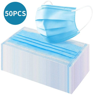 MASCARILLA DESECHABLE DE 3 CAPAS HIGIENICA (PACK DE 50)