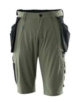 Mascot Advanced - Korte Werkbroek - 43 - Groen