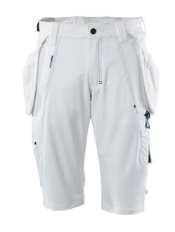 Mascot Advanced - Korte Werkbroek - 52 - Wit