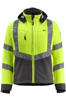 Mascot Blackpool - Softshell - Geel/antraciet - 4XL