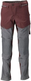 Mascot Customized 22279 - Werkbroek - 56 - L90 - 56 - Bordeaux/Grijs - 56 - 90 cm