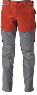 Mascot Customized 22379 - Werkbroek - 50 - L76 - Rood/Grijs