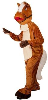 Mascotte verkleedpak paard Bruin - Kastanje