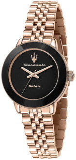 Maserati Elegante Solar Horloge Successo Roestvrij Staal Maserati , Yellow , Dames - ONE Size