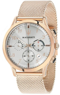 Maserati Ricordo - R8873625002  - Horloge - chronograaf - rosé kleurig - 42mm